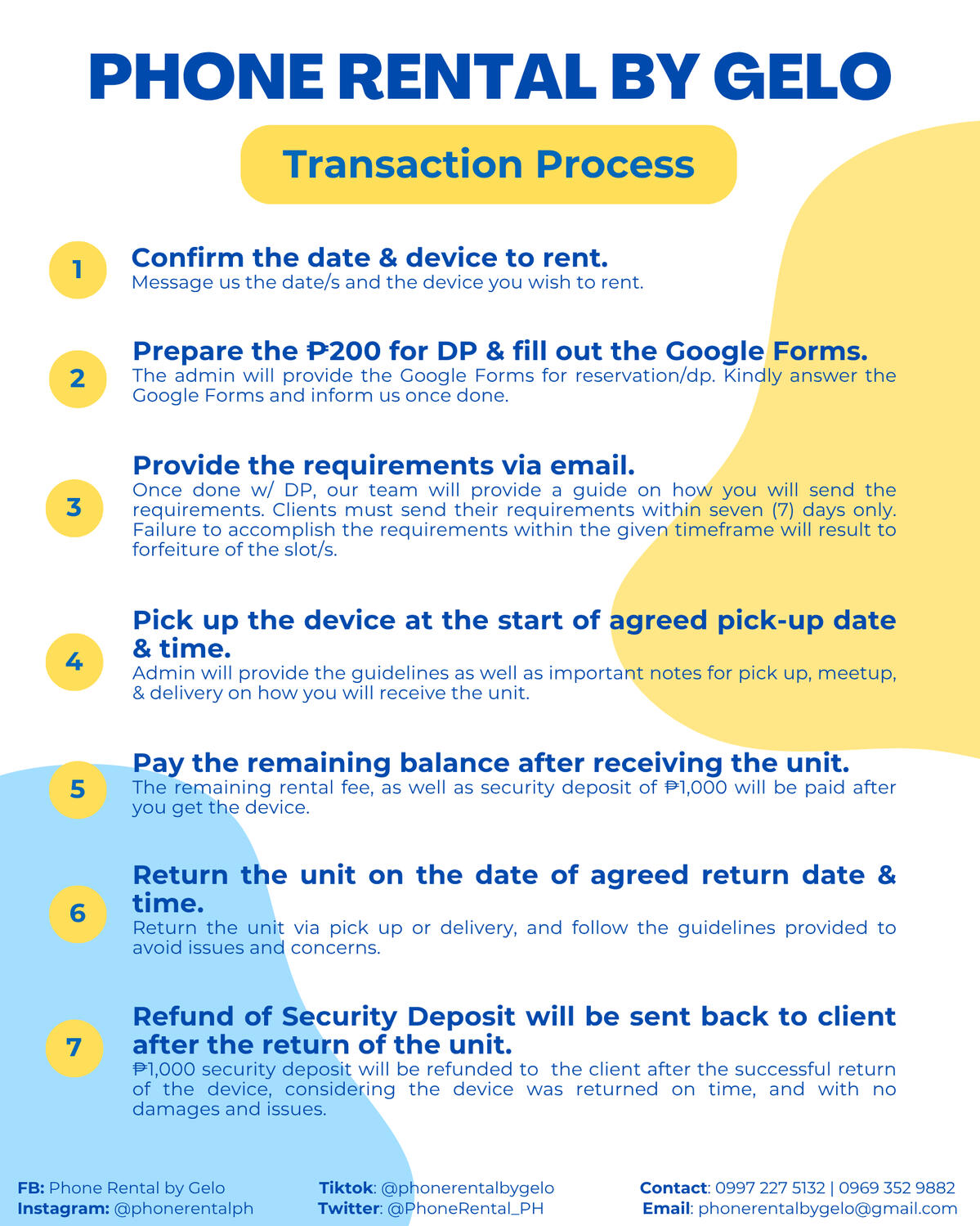 Phone Rental By Gelo