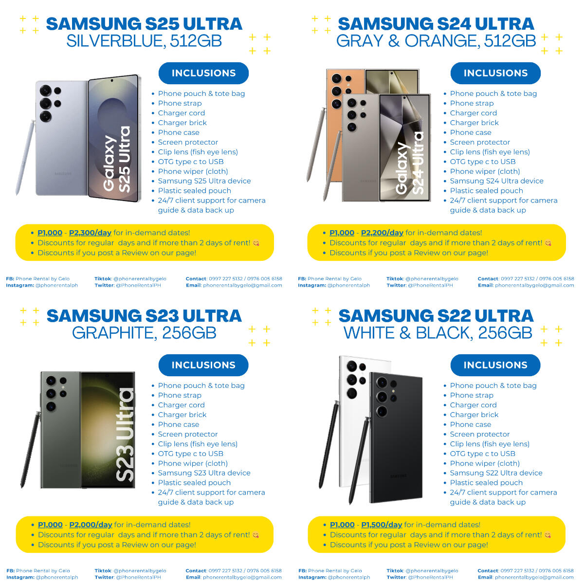 Phone Rental By Gelo